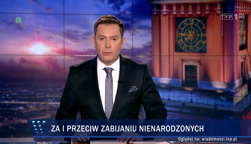 „Wiadomości” TVP: obrona życia? Tak, ale „krwawy kompromis” jest lepszy...